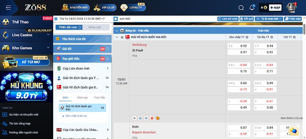 Khám phá kho game tại United Gaming Zo88
