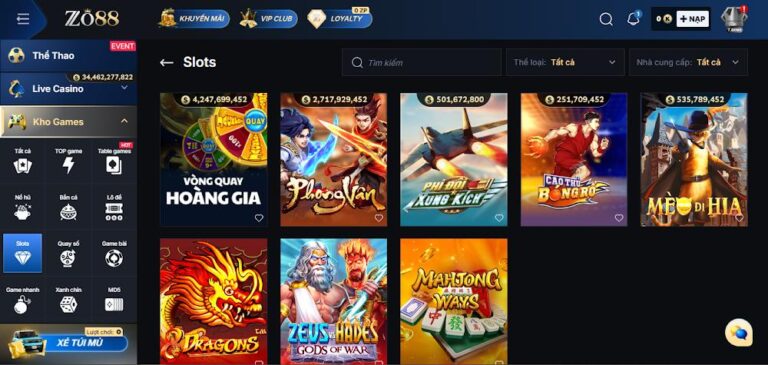 Nổ Hũ Triple Profits Games Zo88