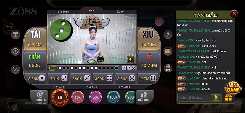 Tìm hiểu luật chơi live tài xỉu Zo88