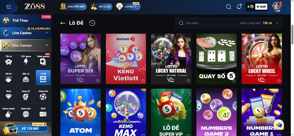 Yellow Bat Lottery Zo88